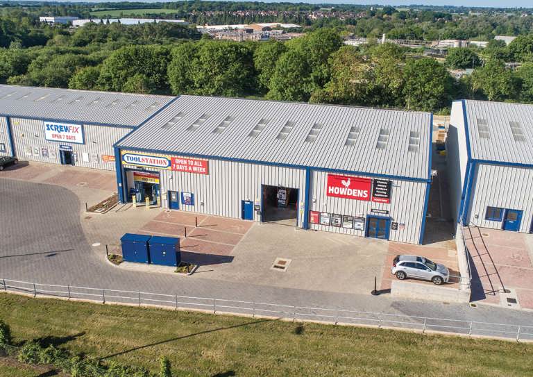 Howdens  Toolstation AtexBusiness Park Stowmarket SOLD 1.6m - 4