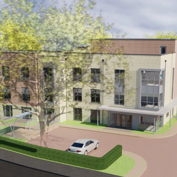 Development granted at appeal for a 63-bed care home within an established employment area.