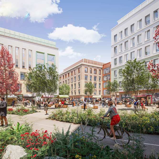 Image of 2024 07 15 The Beehive Redevelopment Maple Square