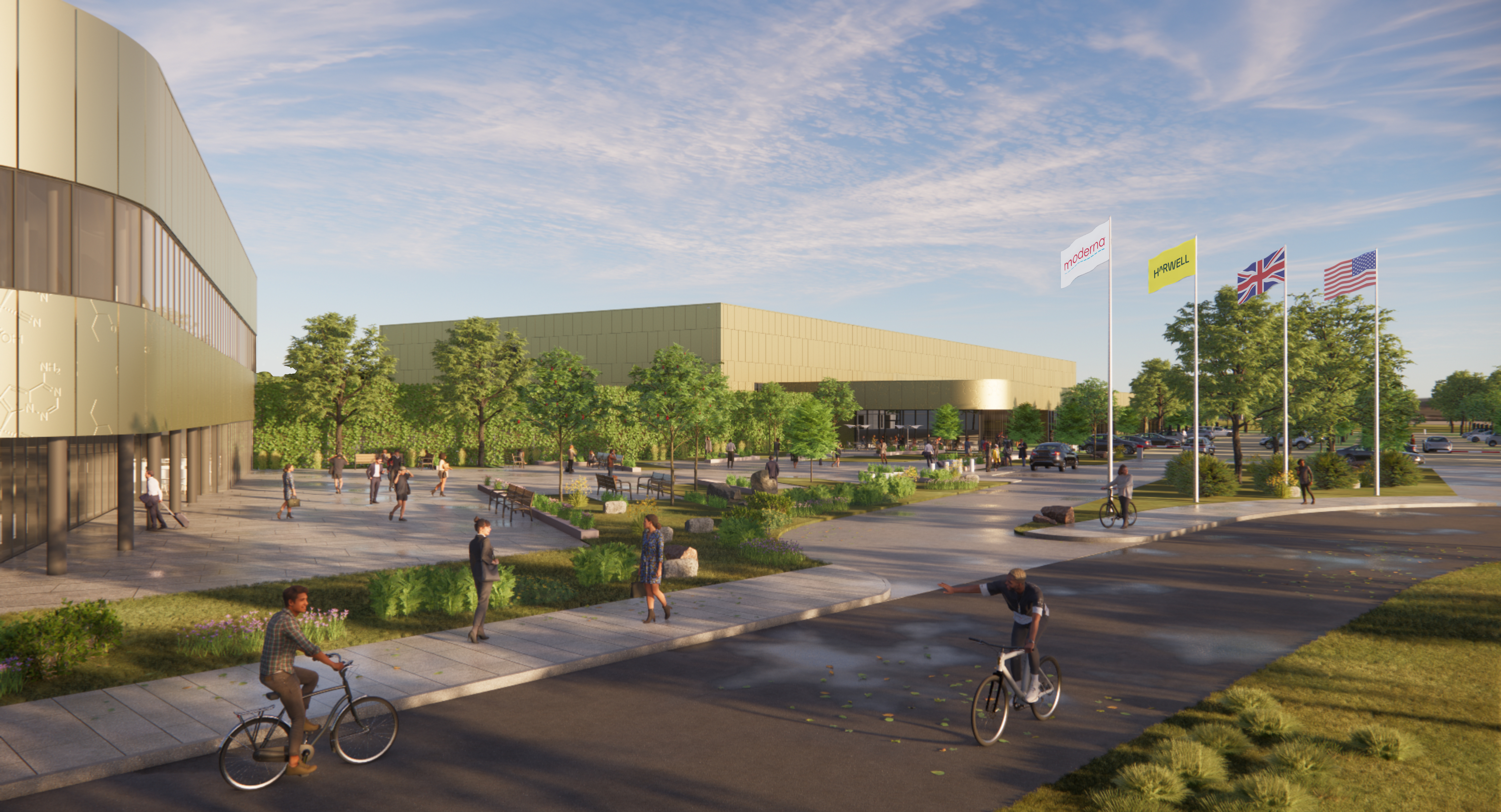 New Moderna vaccine manufacturing centre at Harwell Campus being advised by Bidwells