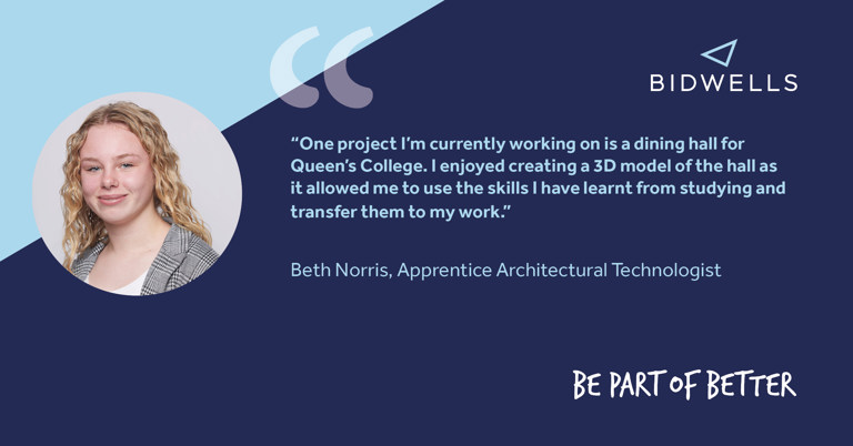 Beth Norris, Apprenticeship week