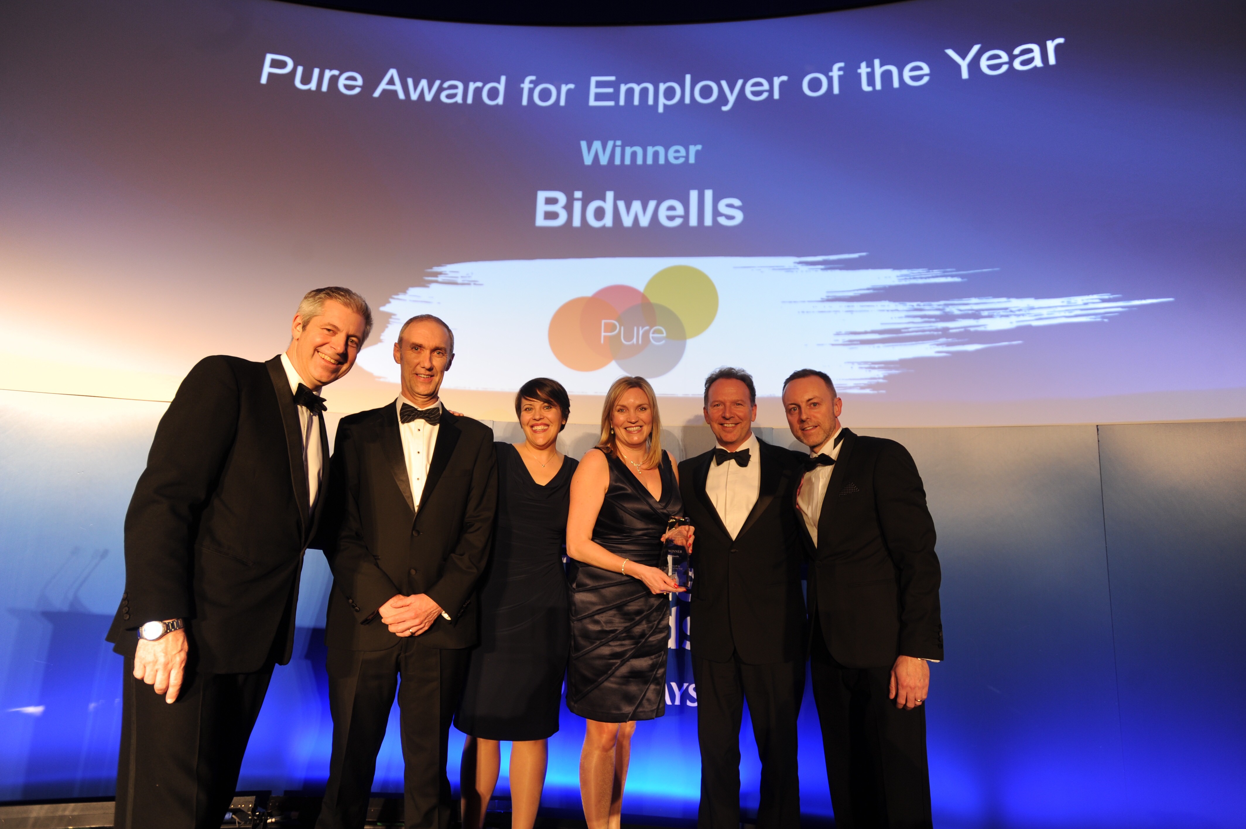 Bidwells wins Employer of the Year in the Business Excellence Awards