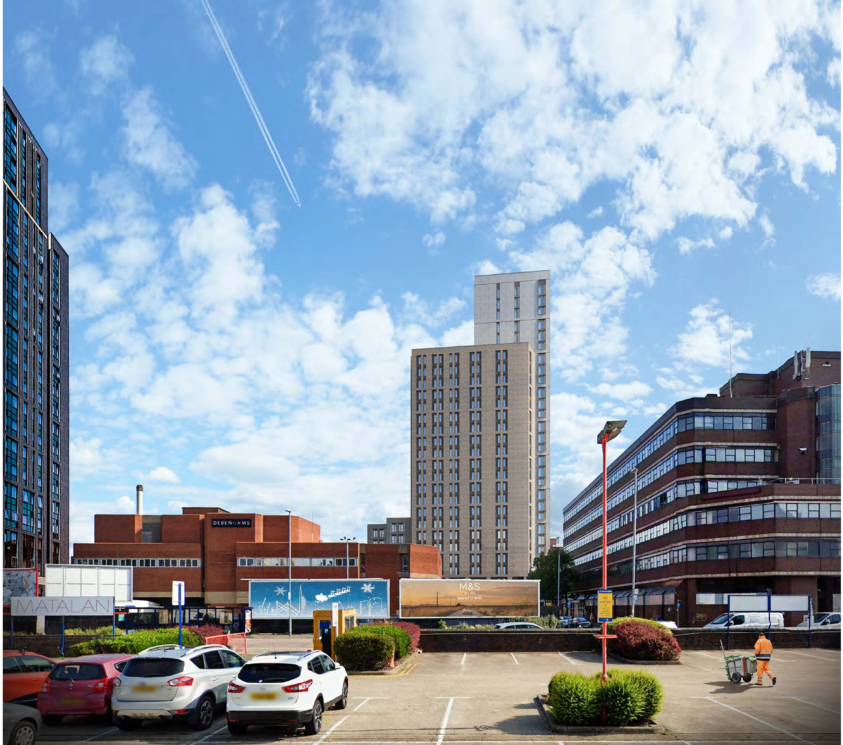 Permission for the second largest residential building in Portsmouth