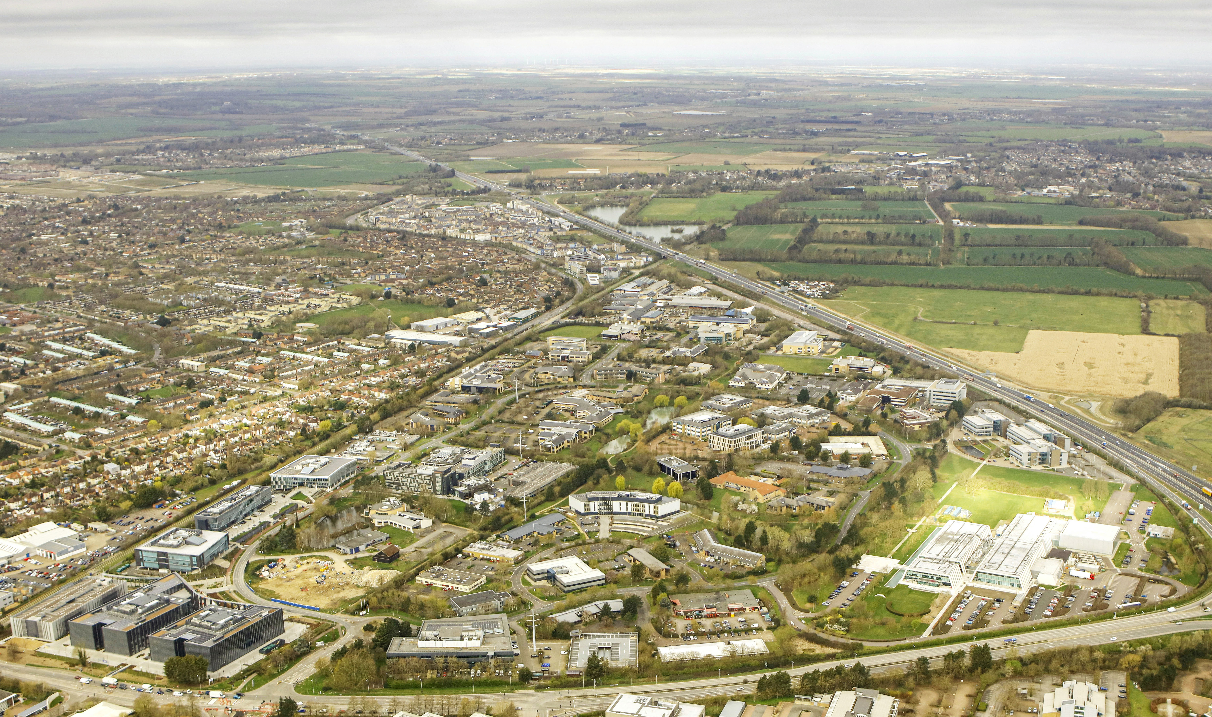 A1 aerial photograph April 2021