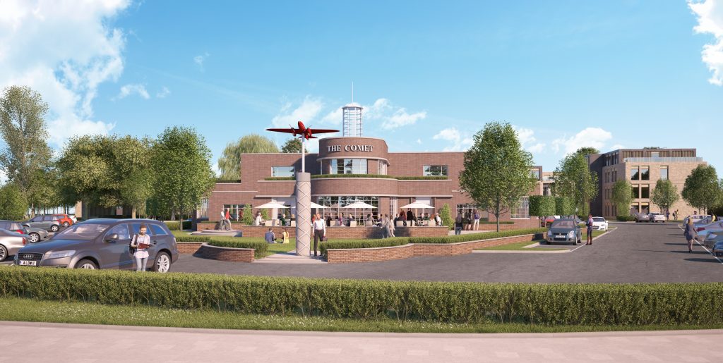 Advising our client on the proposed rebirth of Hatfield’s most iconic building. its proposed alterations and extension to this Grade II listed Art Deco hotel