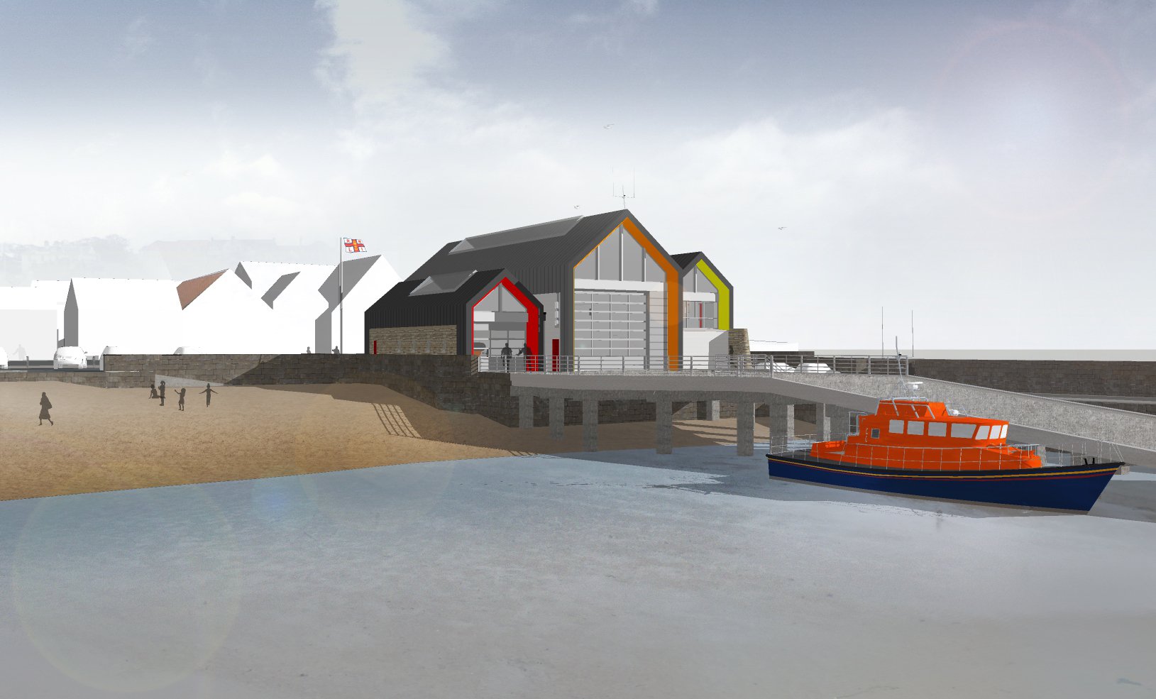Providing technical expertise to facilitate a purpose-built new home for the RNLI in Fife