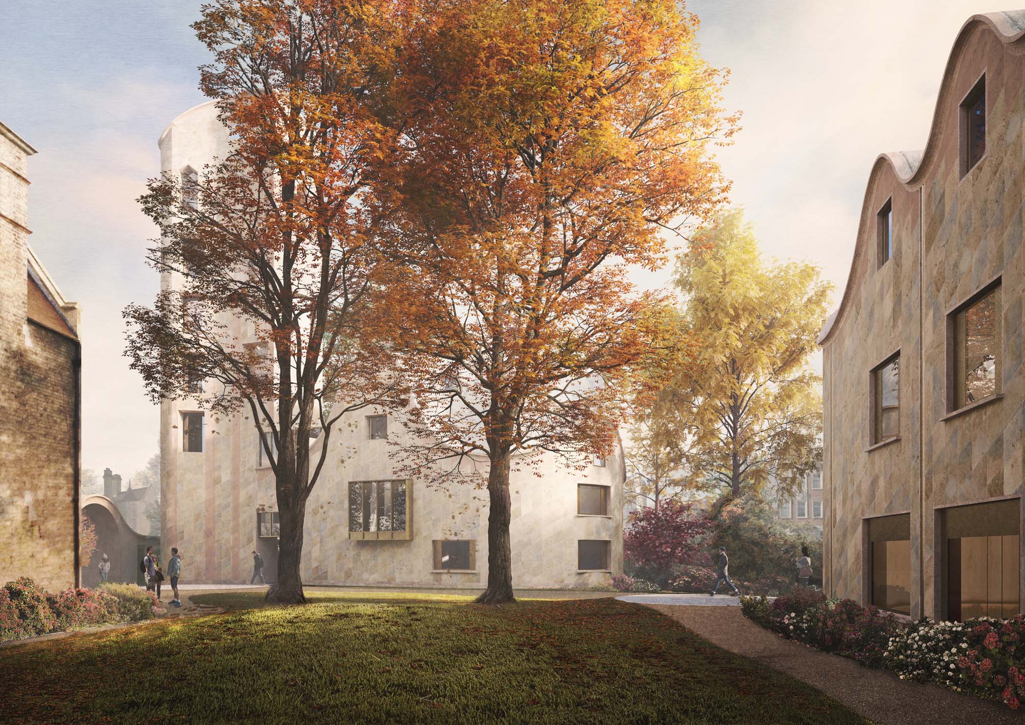 Transforming a leafy historic site in to a 21st Century quadrangle