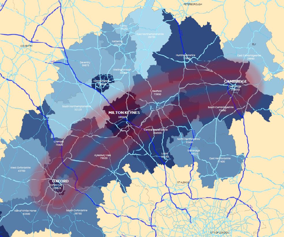 Oxbridge Growth Corridor set to become £400billion post-Brexit powerhouse