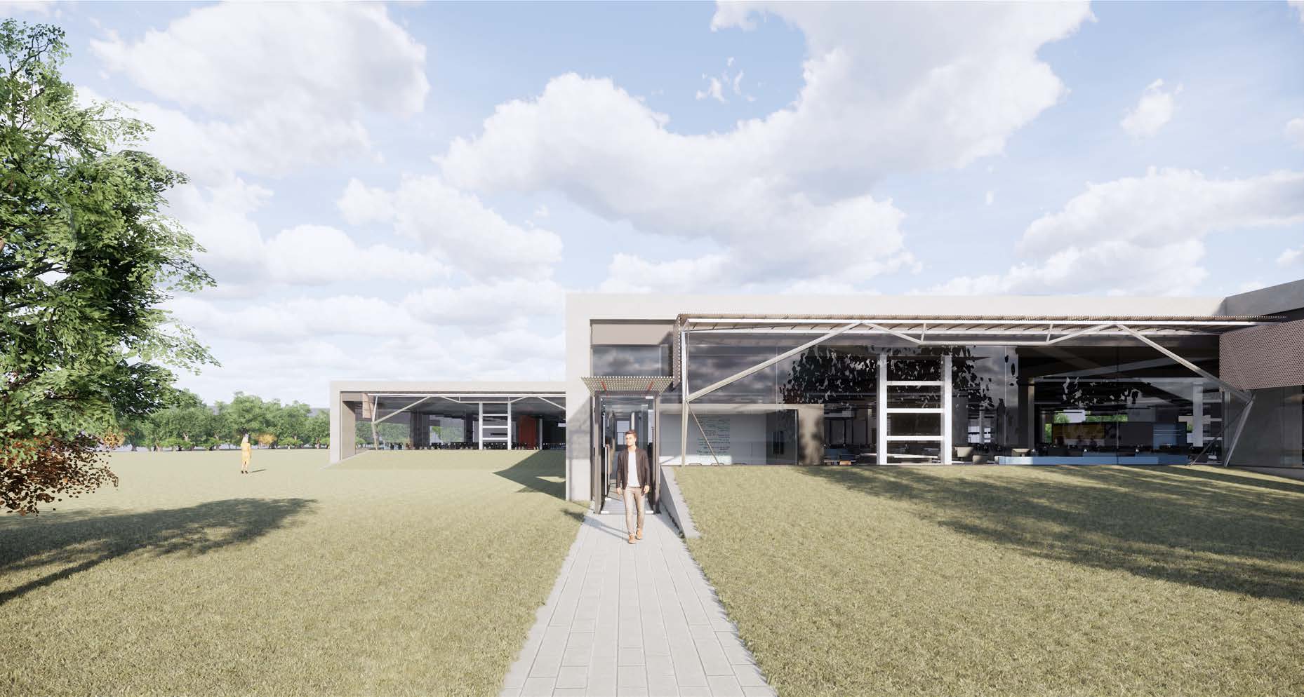 A new 100,000 sq ft quality collaborative space on a seven-acre Cambridgeshire life sciences park