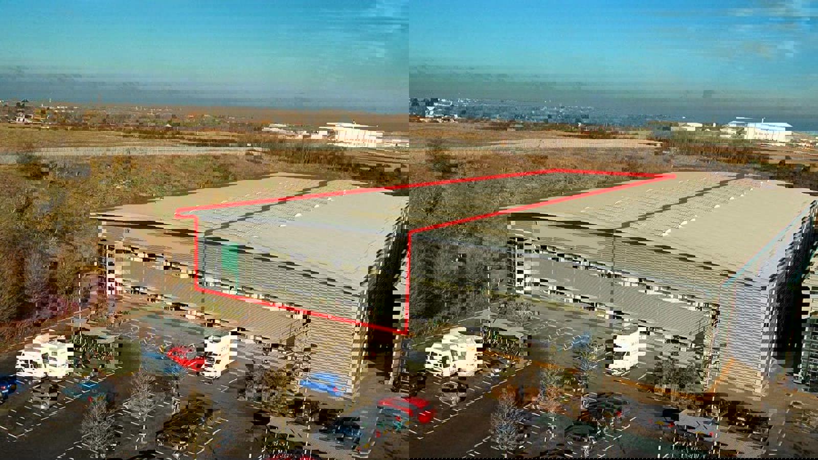 Front of brochure - 9A Aerial with red line1.jpg Front of brochure - 9A Aerial with red line