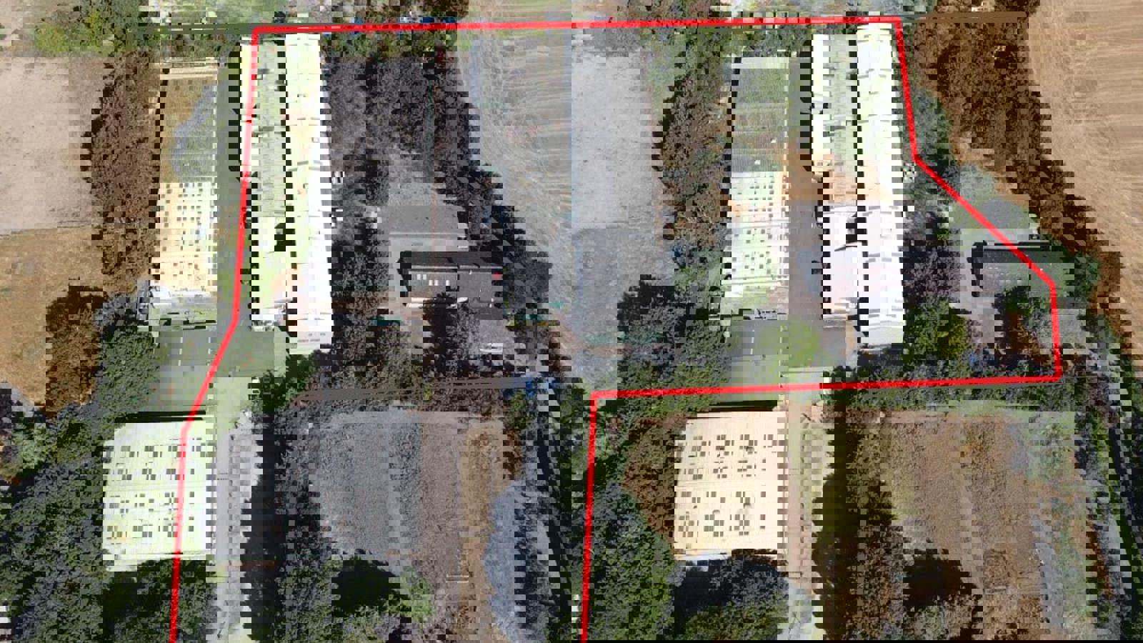 Red line for front of brochure