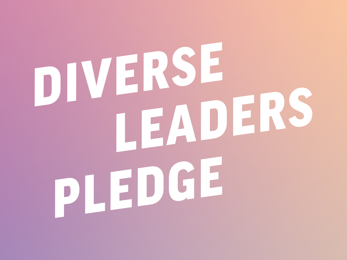 NLA's Diverse Leaders Pledge