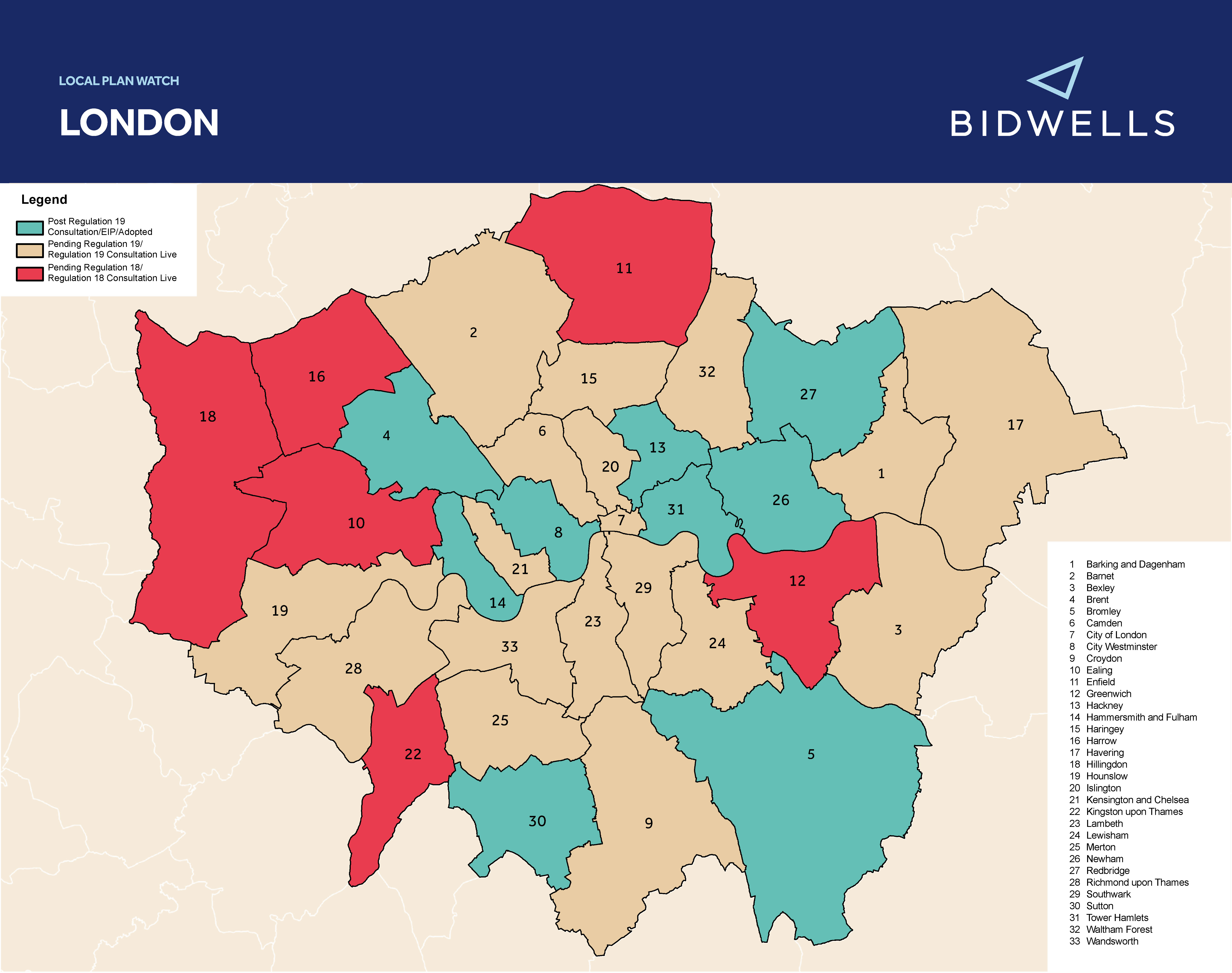 London LPW map Spring 2021