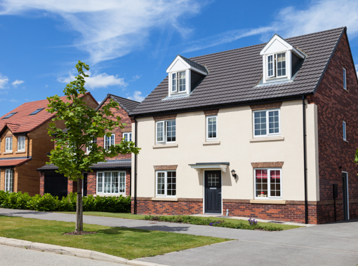 Image of New and modern english houses