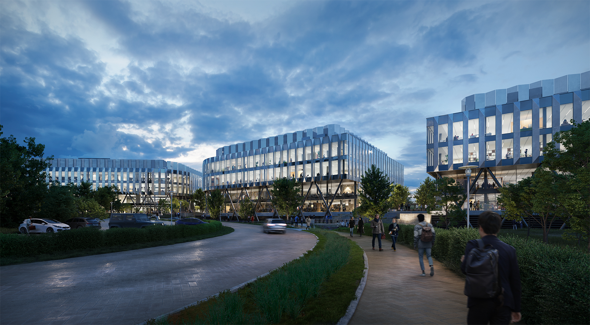 Three new life science buildings at the oxford science park approved by city planners